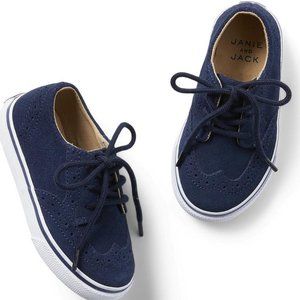 NEW - Janie and Jack - Navy - Suede